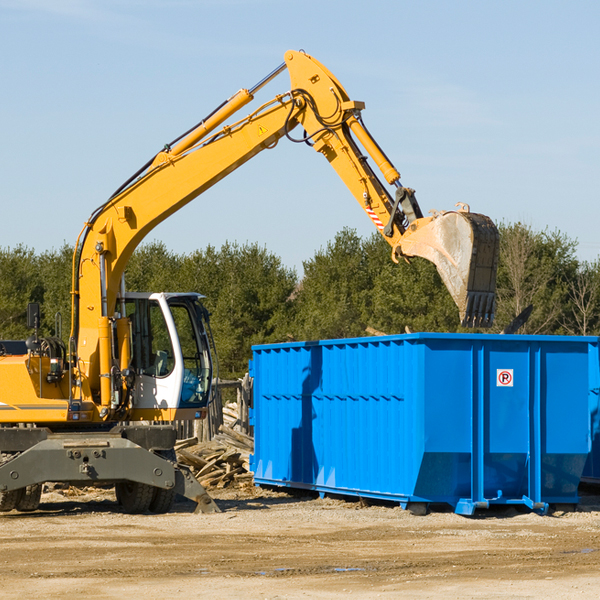 can i choose the location where the residential dumpster will be placed in Concordia NJ